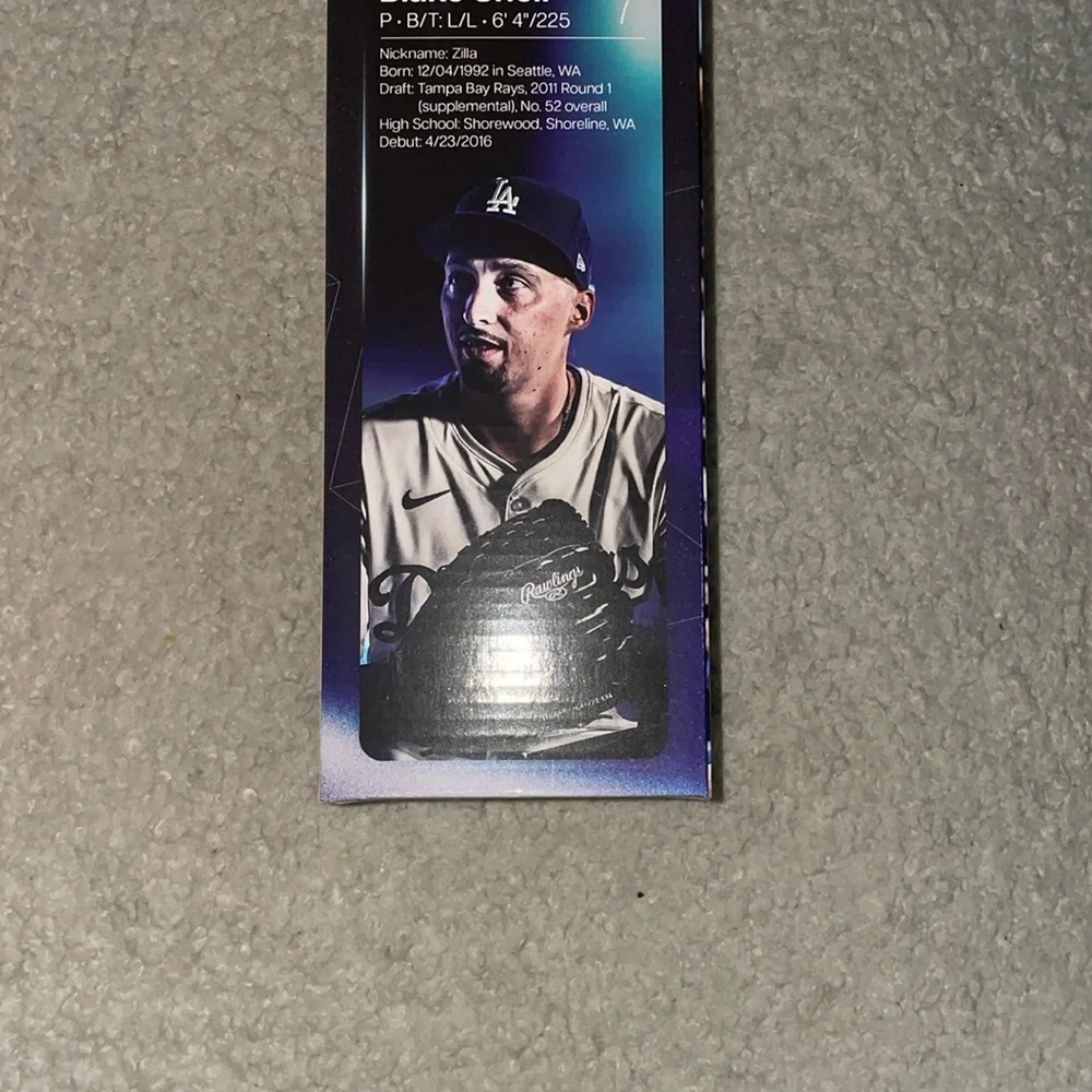 Blake Snell Bobblehead Figurine - Picture 3 of 4